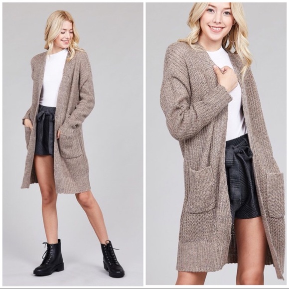 Clearance ‼️HEATHER GREY DOLMAN OPEN - Cardigan - Picture 4 of 4